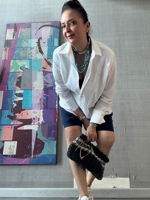 Vintage Nakışlı Gömlek