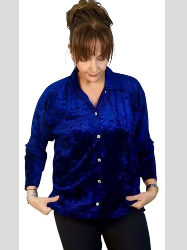 Vintage Kadife Gömlek