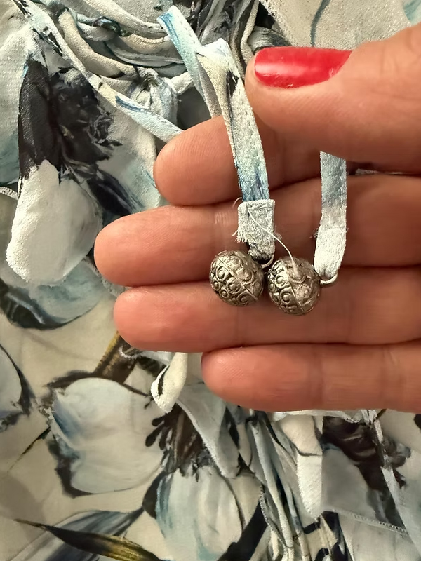 Vintage Tüzün Şifon Fırfırlı Gömlek