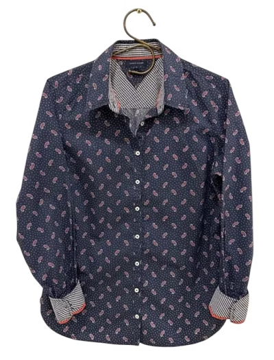 TOMMY HILFIGER Şal Desenli Gömlek