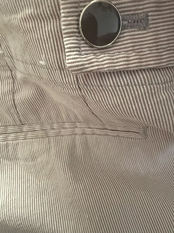 Calvin Klein Twill Çizgili Pantolon