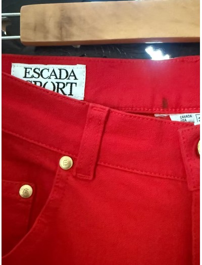 Escada Sport Vintage Gabardin Pantolon