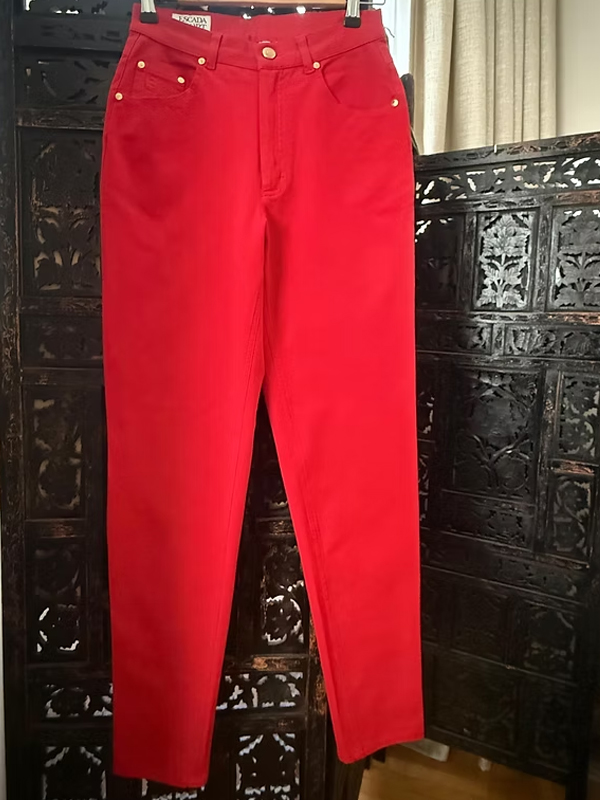 Escada Sport Vintage Gabardin Pantolon