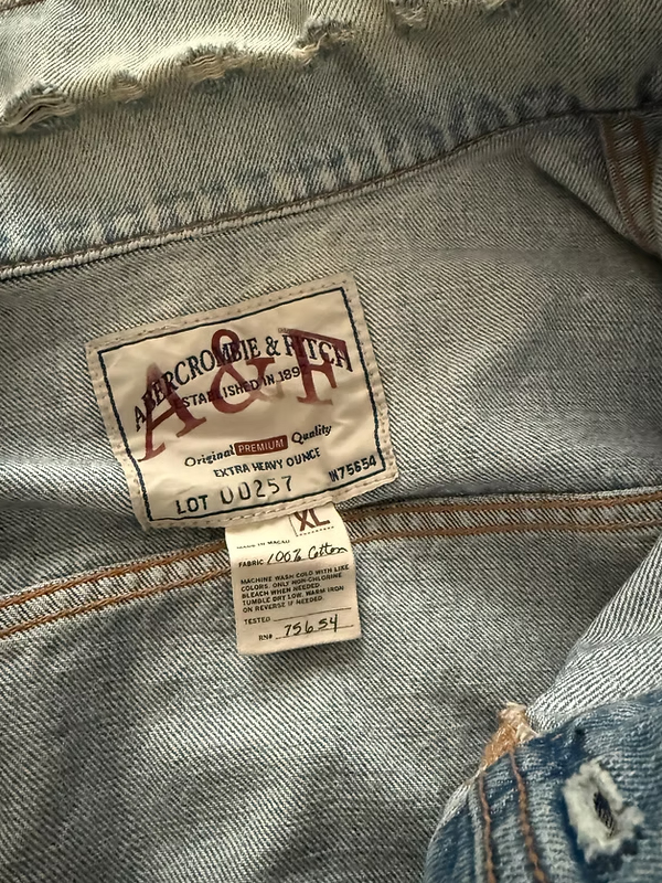 Abercrombie& Fitch Vintage Jean Ceket