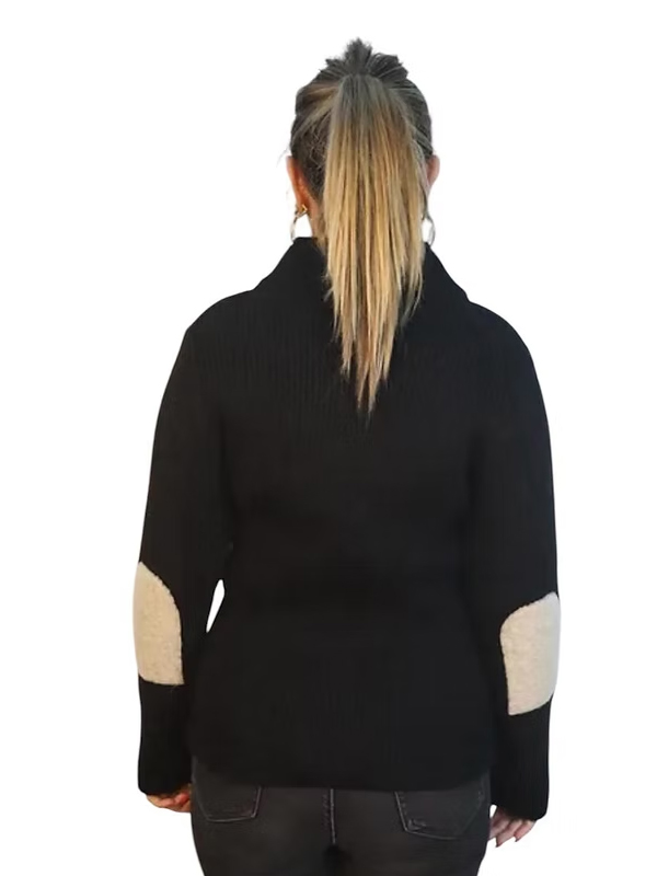 Vintage Hand Made Yün Kruvaze Hırka / Ceket