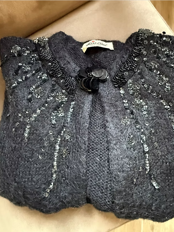 Vintage Mohair Hırka