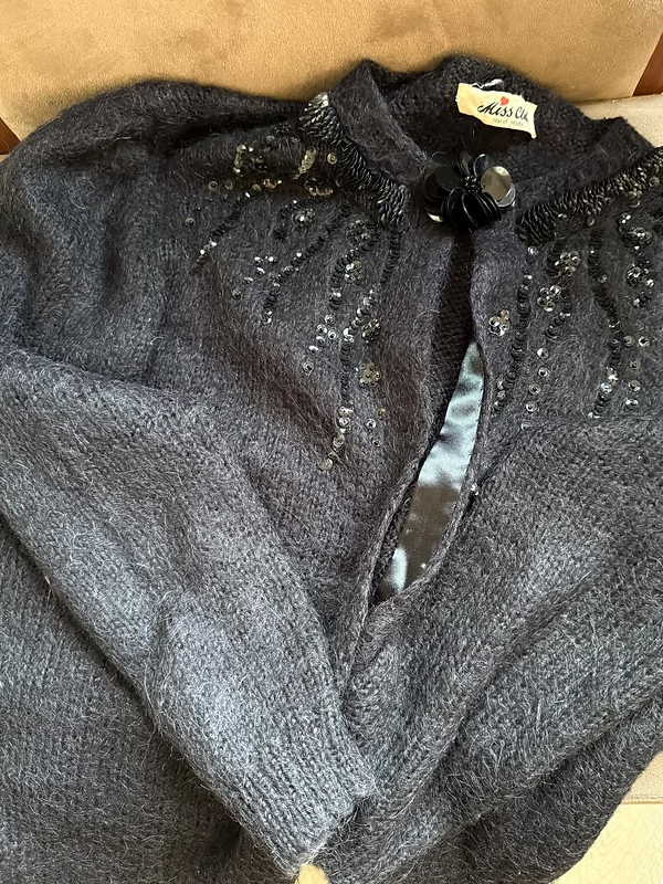 Vintage Mohair Hırka