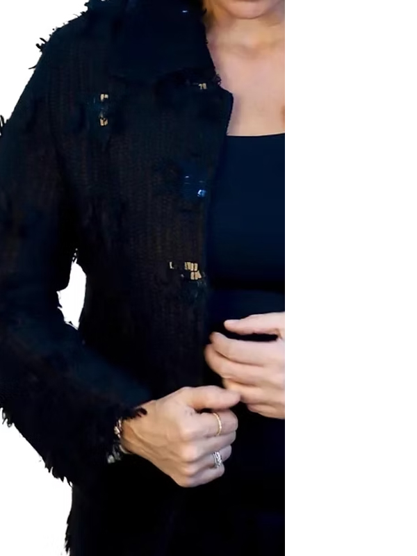 Vintage Pul ve Püsküllü Hırka