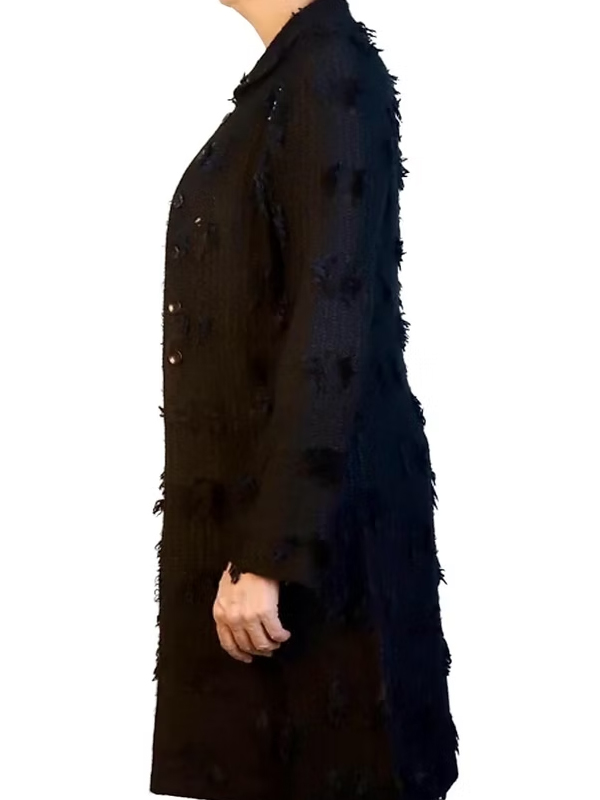 Vintage Pul ve Püsküllü Hırka