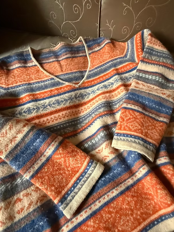 Kaşmir Çok Renkli Kazak