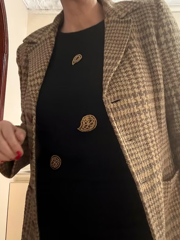 L'Ultima Boncuk işlemeli Kazak