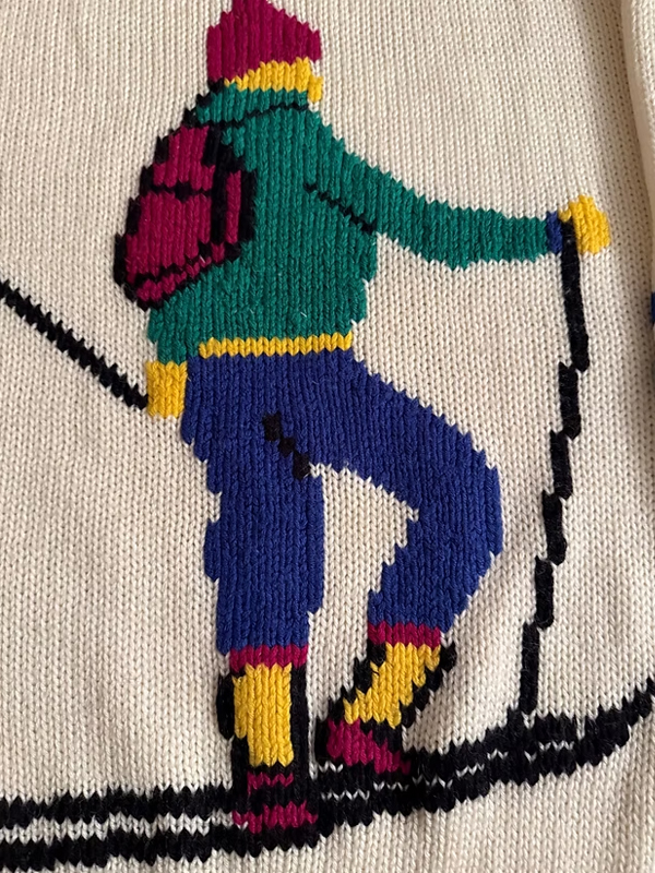 Vintage Kayak Temalı Kazak