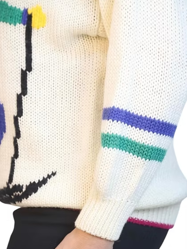 Vintage Kayak Temalı Kazak