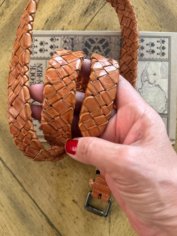 Massimo Dutti Örgü Deri Kemer