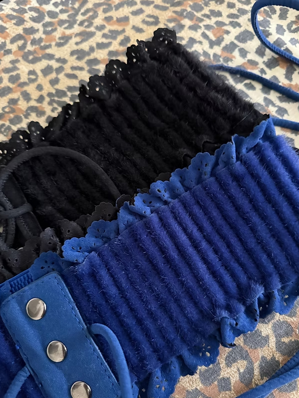 Kadife Lastikli Kalın Kemerler