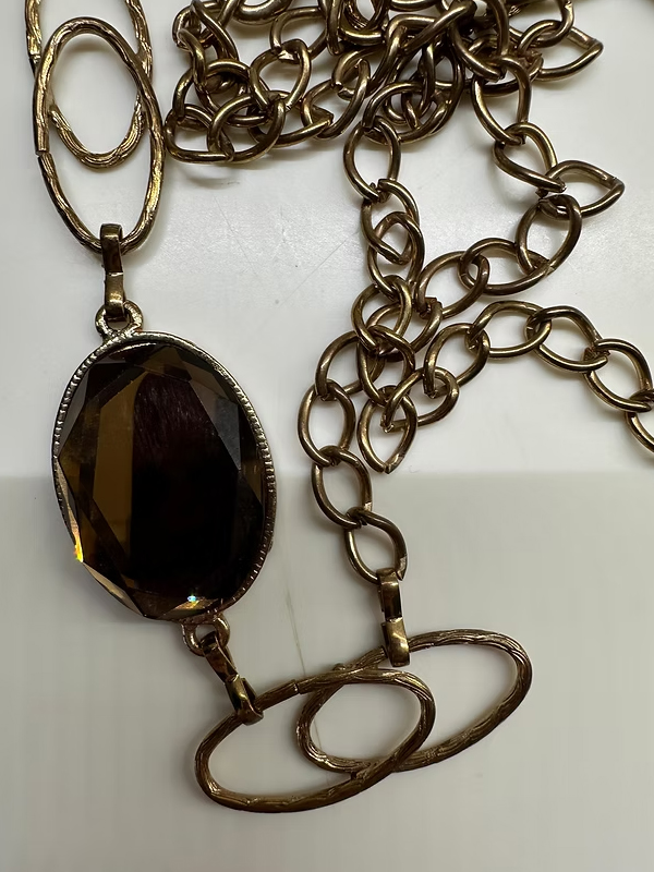 Vintage Zincir Taşlı Kemer