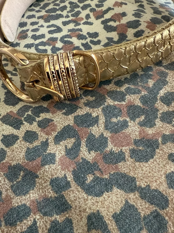 Vintage Gold Deri Kemer