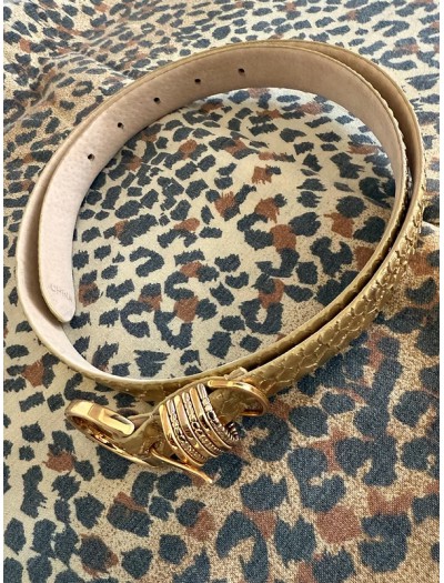 Vintage Gold Deri Kemer