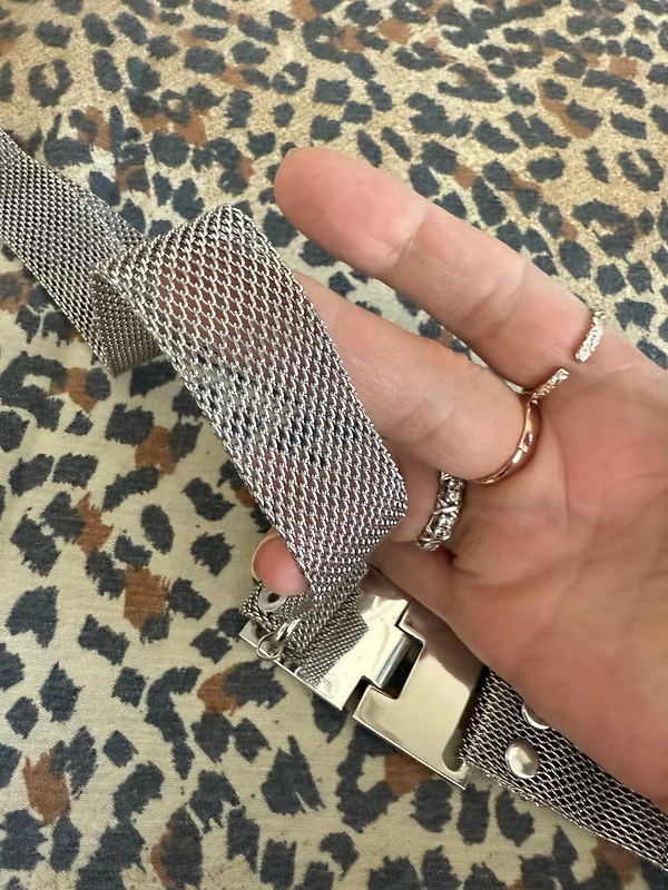 Vintage Metal Silver Kemer