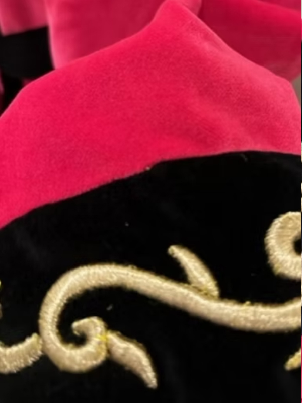 Hand Made Maraş işi Sırma işli Kadife Kimono /Sabahlık