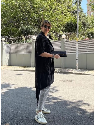 Be Retrokare Keten Kimono