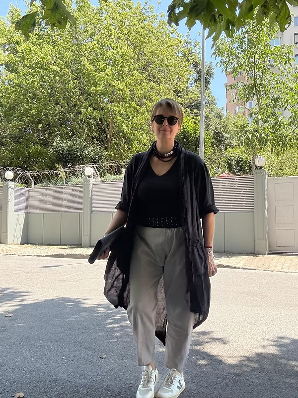 Be Retrokare Keten Kimono