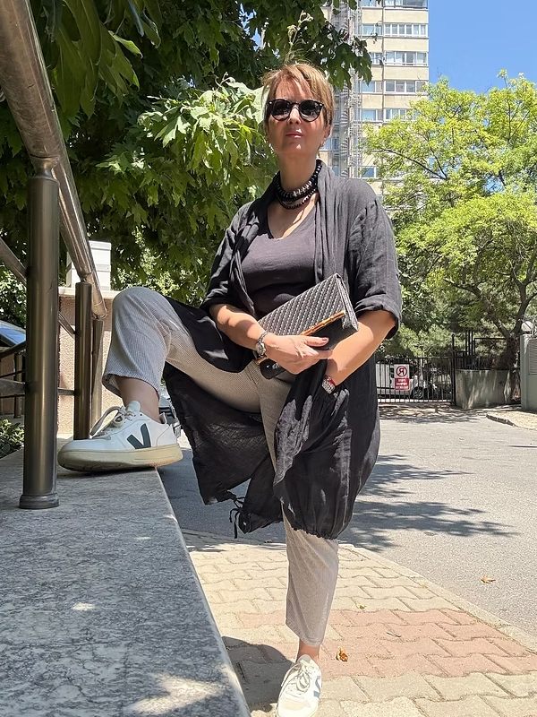 Be Retrokare Keten Kimono