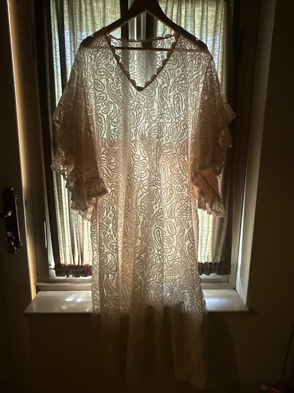 Vintage Dantel Elbise / Kimono