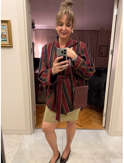 Vintage İtalyan Ceket/Kimono Oversize kalıp