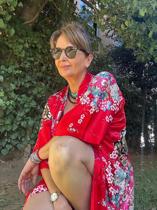 Vintage İpek Kimono