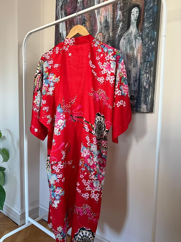 Vintage İpek Kimono