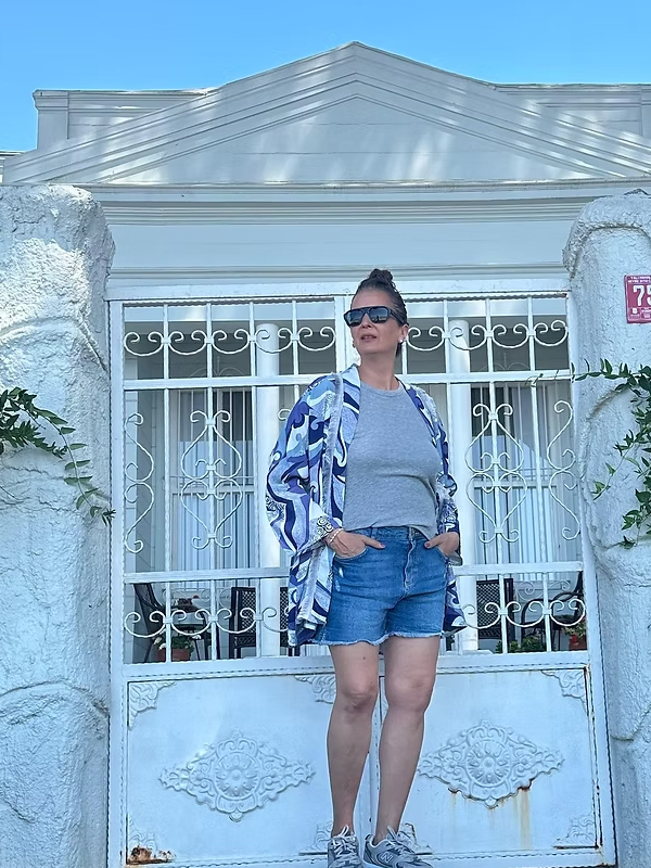 BE RETROKARE Hand Made Yaka Püskül Seritli Kimono