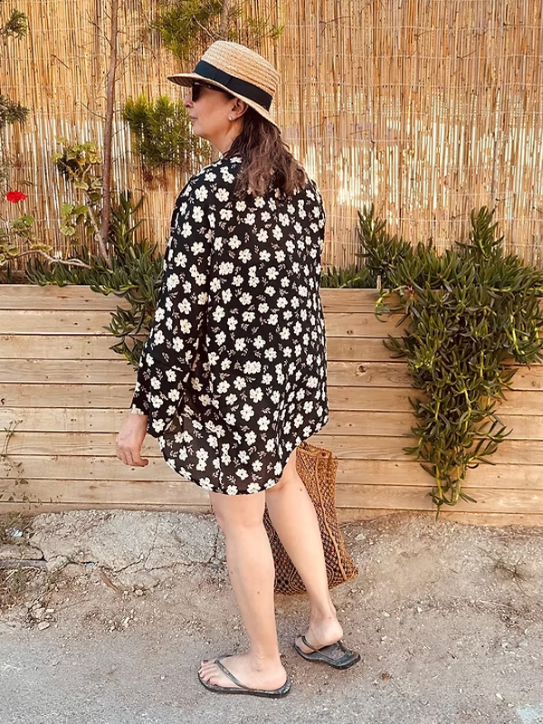 BE RETROKARE Hand made Sifon Yaka Detaylı Kimono