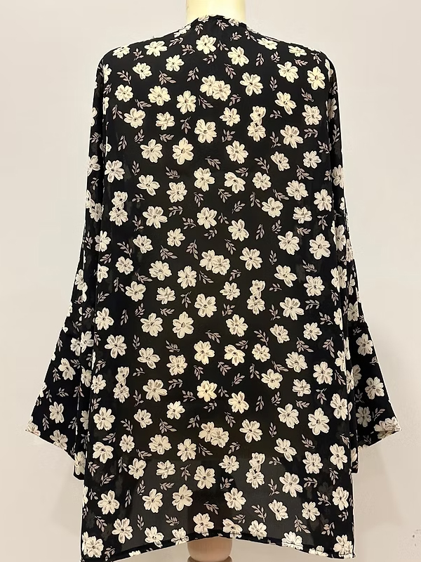 BE RETROKARE Hand made Sifon Yaka Detaylı Kimono