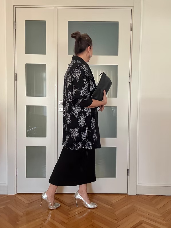 BE RETROKARE Hand Made Simli Kimono