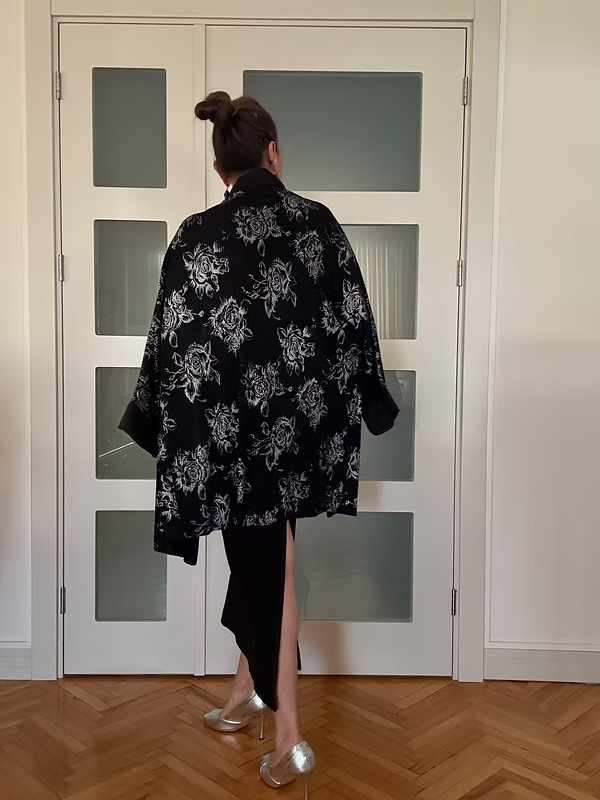 BE RETROKARE Hand Made Simli Kimono