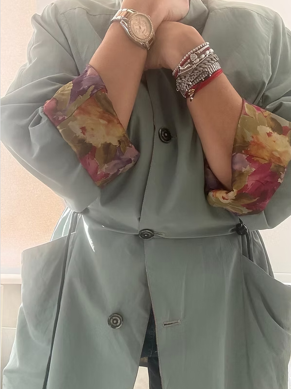 Vintage Made in Italy Trençkot