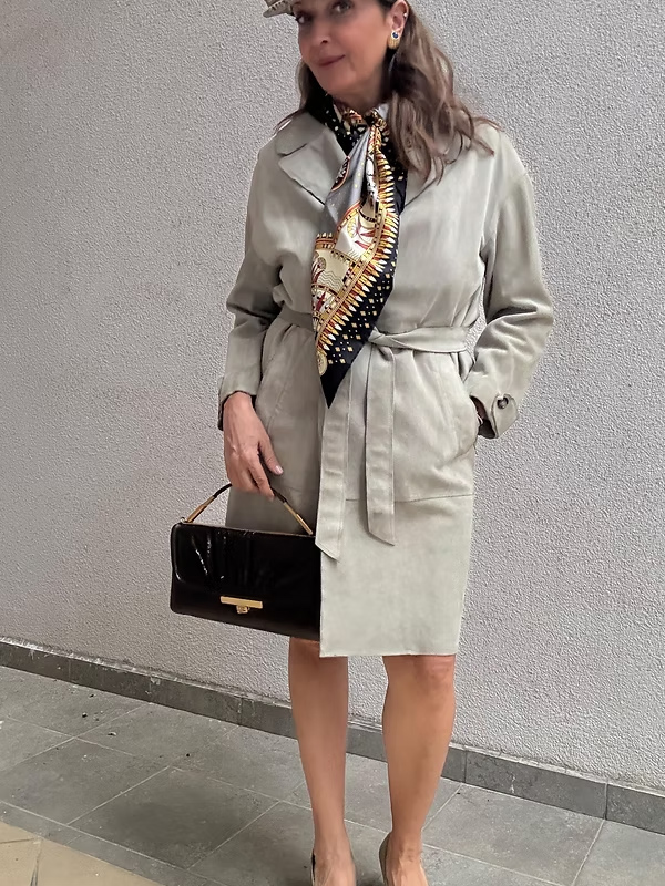 J.Lindeberg Süet Trençkot