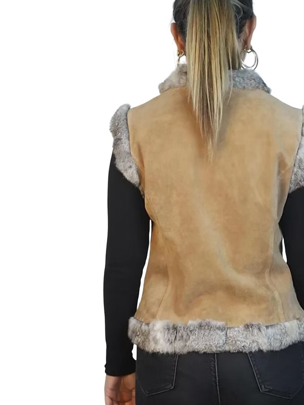 L’Avenue süet yelek