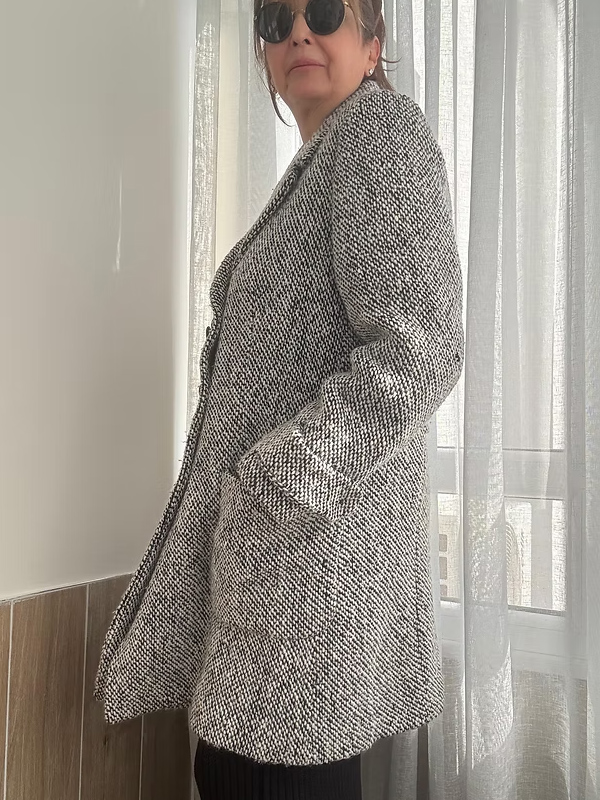 Tüvit Kruvaze Vintage Kaban