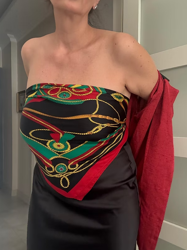 Vintage Made in Italy Eşarp