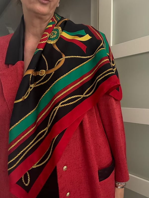 Vintage Made in Italy Eşarp