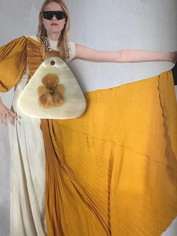 Vintage Sedef Kolye Ucu