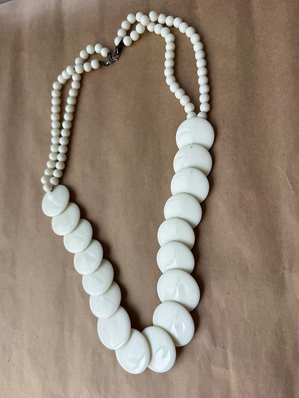 Vintage Disk Boncuk Kolye