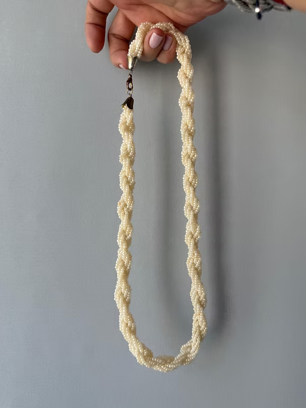 Vintage Burgu Boncuk Kolye