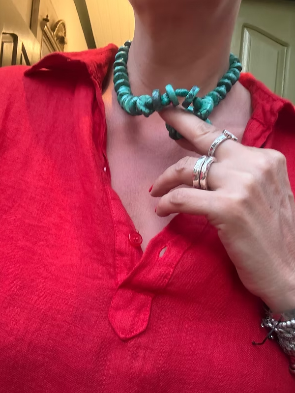 Vintage Turkuaz Kolye