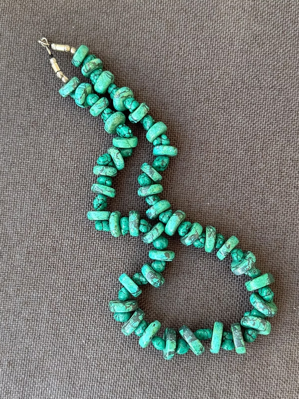 Vintage Turkuaz Kolye