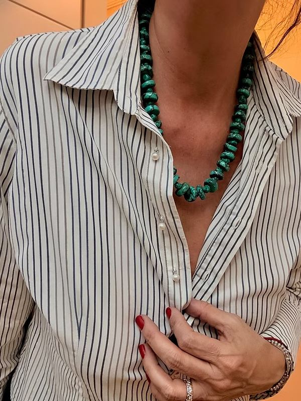 Vintage Turkuaz Kolye