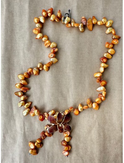 Vintage Renkli Sedef Kolye Vintage Renkli Sedef Kolye