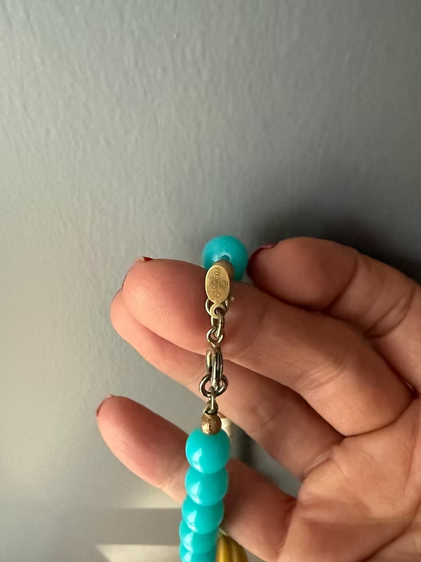 CADORO- Bakalit ve Boncuk Kolye